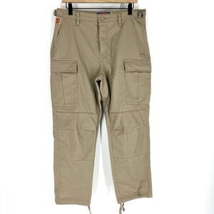 Empyre Pants Size 30x28 Mens Khaki Utility Adjustable Waist Workwear Relax Cargo